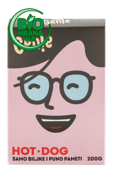 Genie hot-dog 200g macr